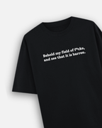 Barren Field - Premium Unisex Oversized T-Shirt
