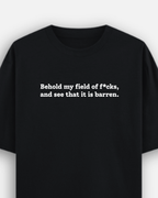 Barren Field - Premium Unisex Oversized T-Shirt