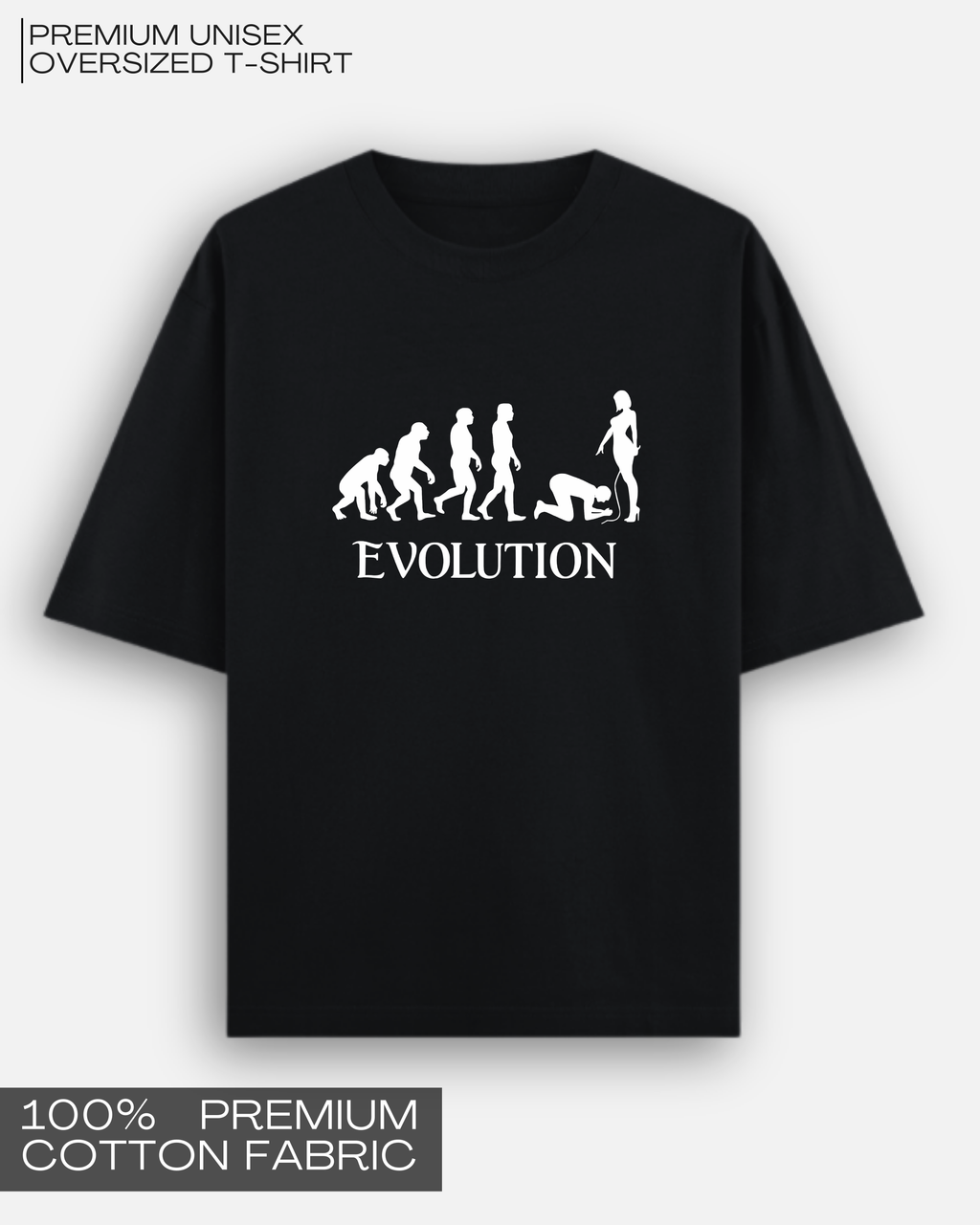 Evolution - Premium Unisex Oversized T-Shirt
