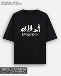 Evolution - Premium Unisex Oversized T-Shirt