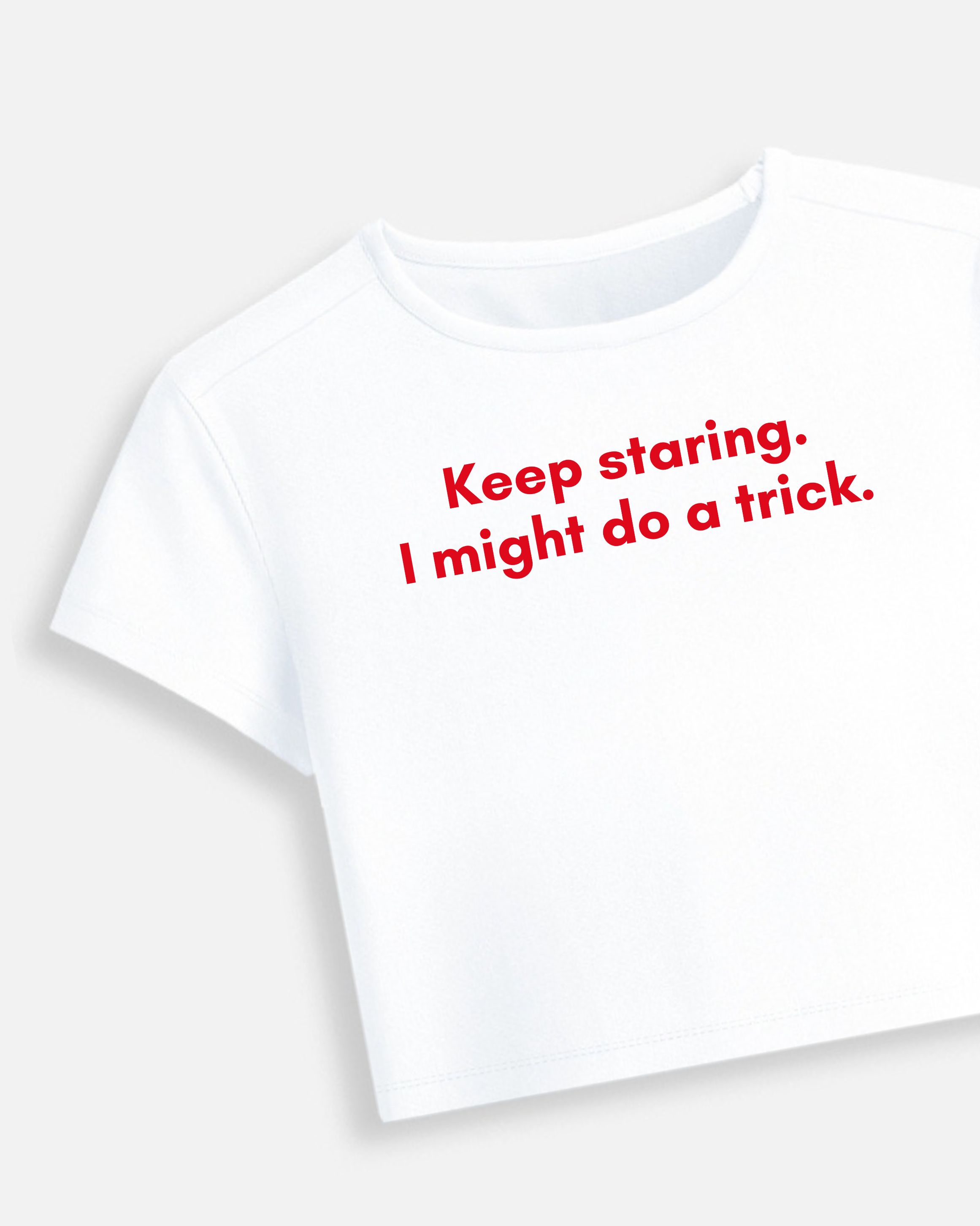 Keep Staring - Premium Cotton Baby Tee