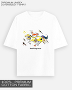 Majnu Bhai Painting - Premium Unisex Oversized T-Shirt