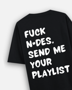 Send Me Your Playlist - Premium Unisex Oversized T-Shirt