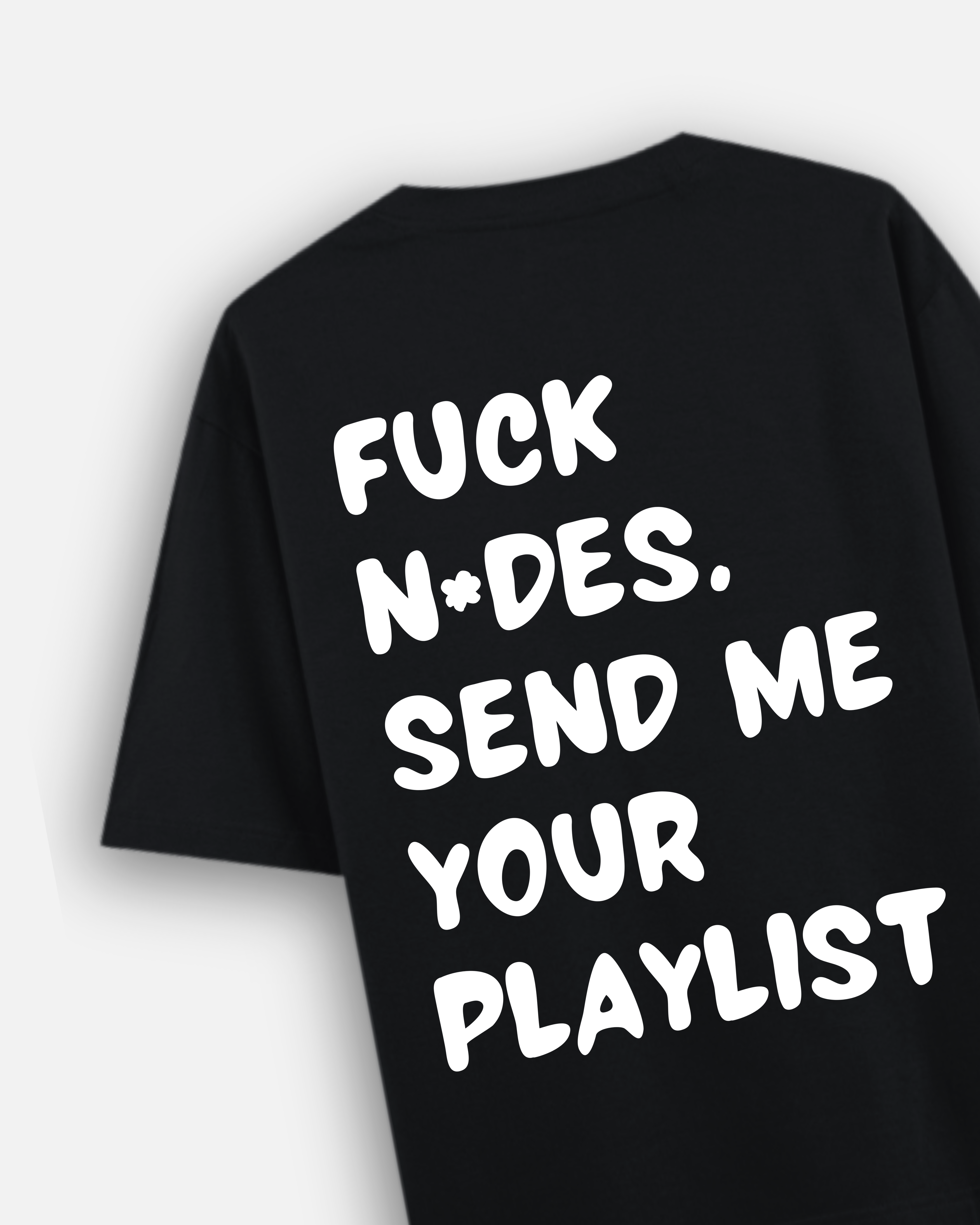 Send Me Your Playlist - Premium Unisex Oversized T-Shirt