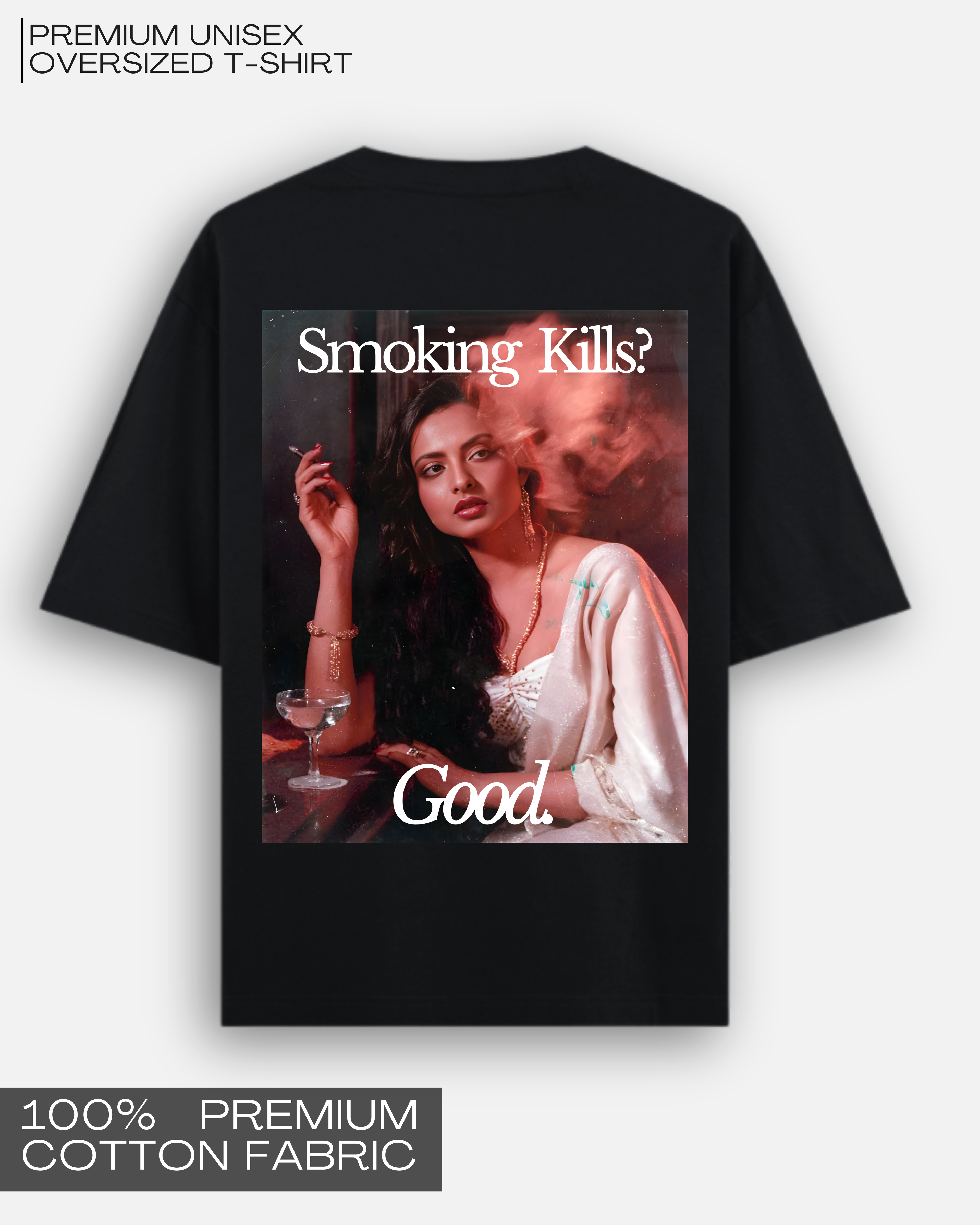 Smoking Kills - Premium Unisex Oversized T-Shirt